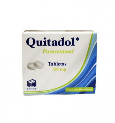 QUITADOL PARACETAMOL 750MG C / 10 TAB