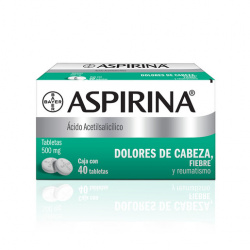 ASPIRINA 500 MG 40 TAB
