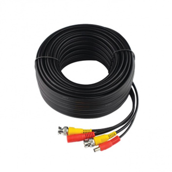 CABLE COAXIAL CONECTOR BNC Y ALIMENTN / 20M, HD ( HD-SDI, AHD )