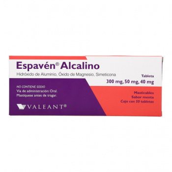 ESPAVEN ALCALINO 300MG 50 TAB