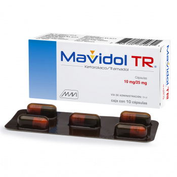 MAVIDOL TR 10 CAPS 25/10MG