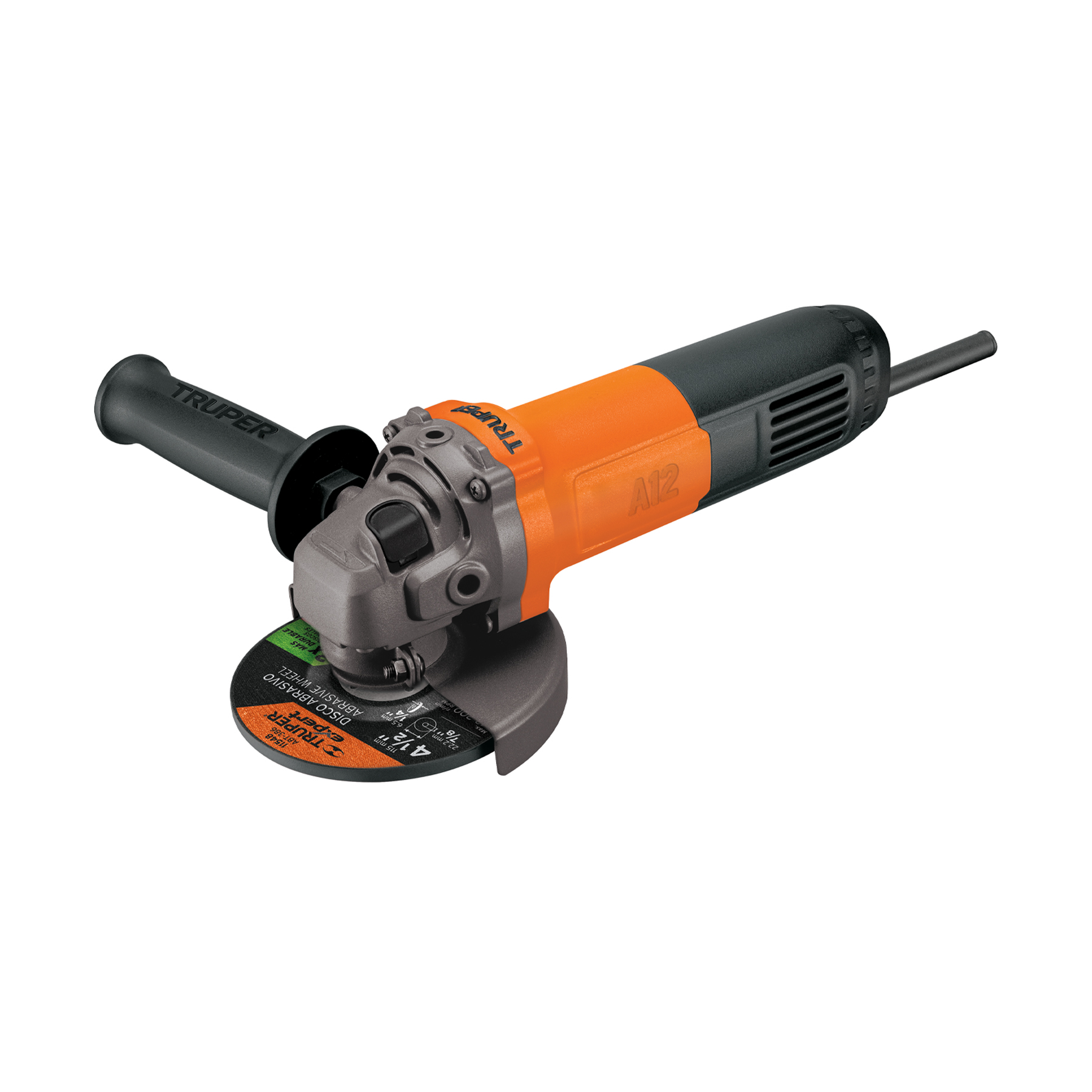 ESMERILADORA ANGULAR 4-1/2' 700 W, PROFESIONAL, TRUPER