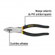 PINZA PARA ELECTRICISTA 8' MANGO DE VINIL, A GRANEL, PRETUL