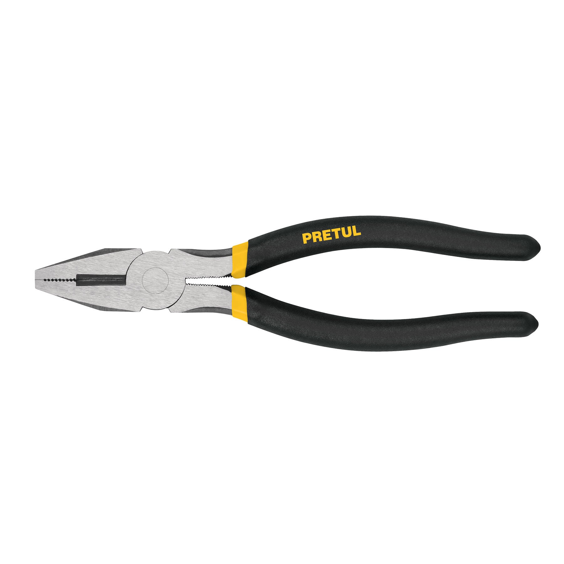 PINZA PARA ELECTRICISTA 8' MANGO DE VINIL, A GRANEL, PRETUL