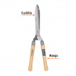 TIJERA PARA PODA 55 CM CLASSIC MANGOS DE MADERA, TRUPER