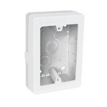 CAJA DE CONTACTOS PARA CANALETA 3' X 5', BLANCA, VOLTECK