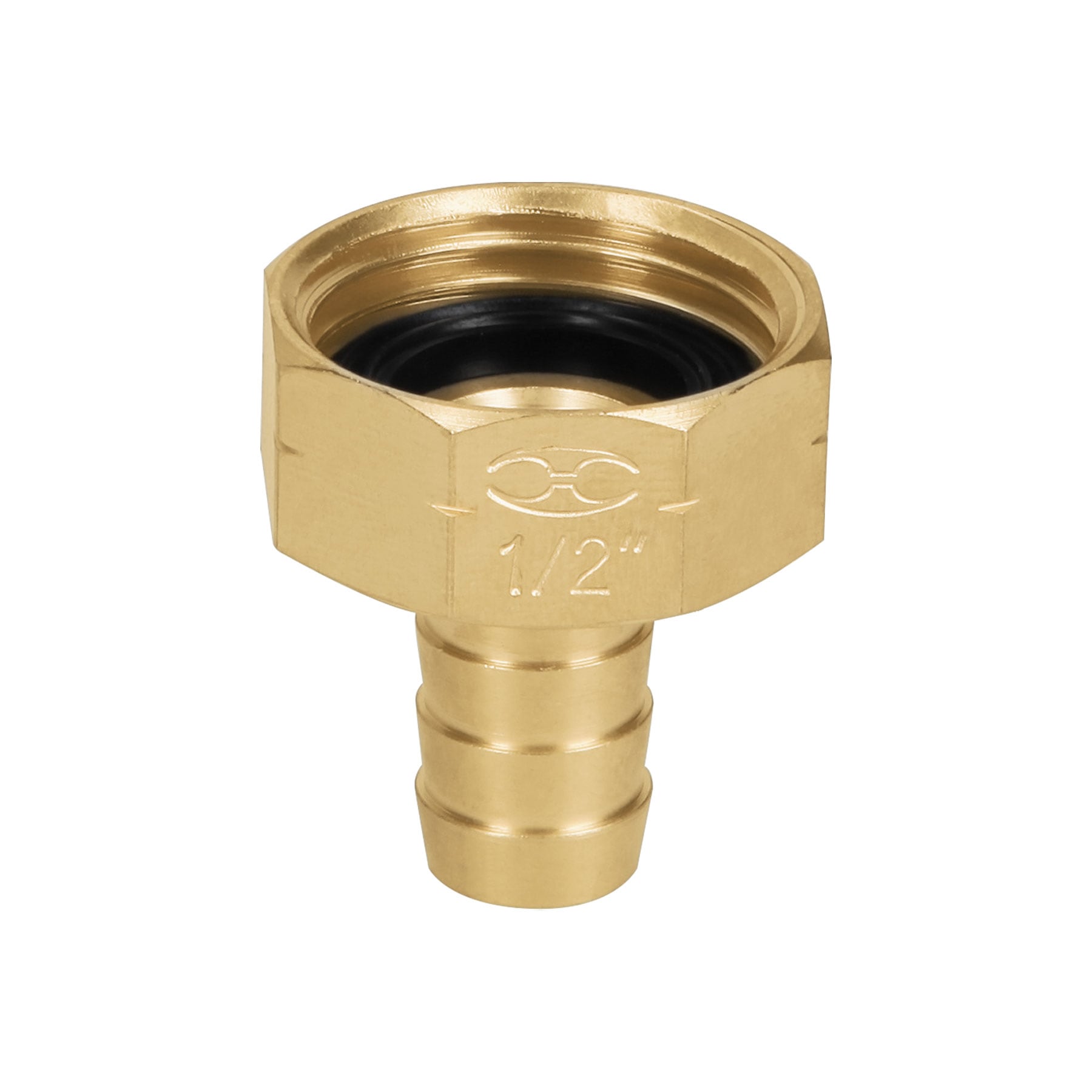 CONECTOR 1/2' HEMBRA DE LATÓN SÓLIDO PARA MANGUERA, TRUPER