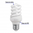 LÁMPARA ESPIRAL T3 13 W LUZ DE DÍA EN BLÍSTER, VOLTECK