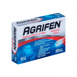 AGRIFEN 500/25/5/4 MG 10 TAB