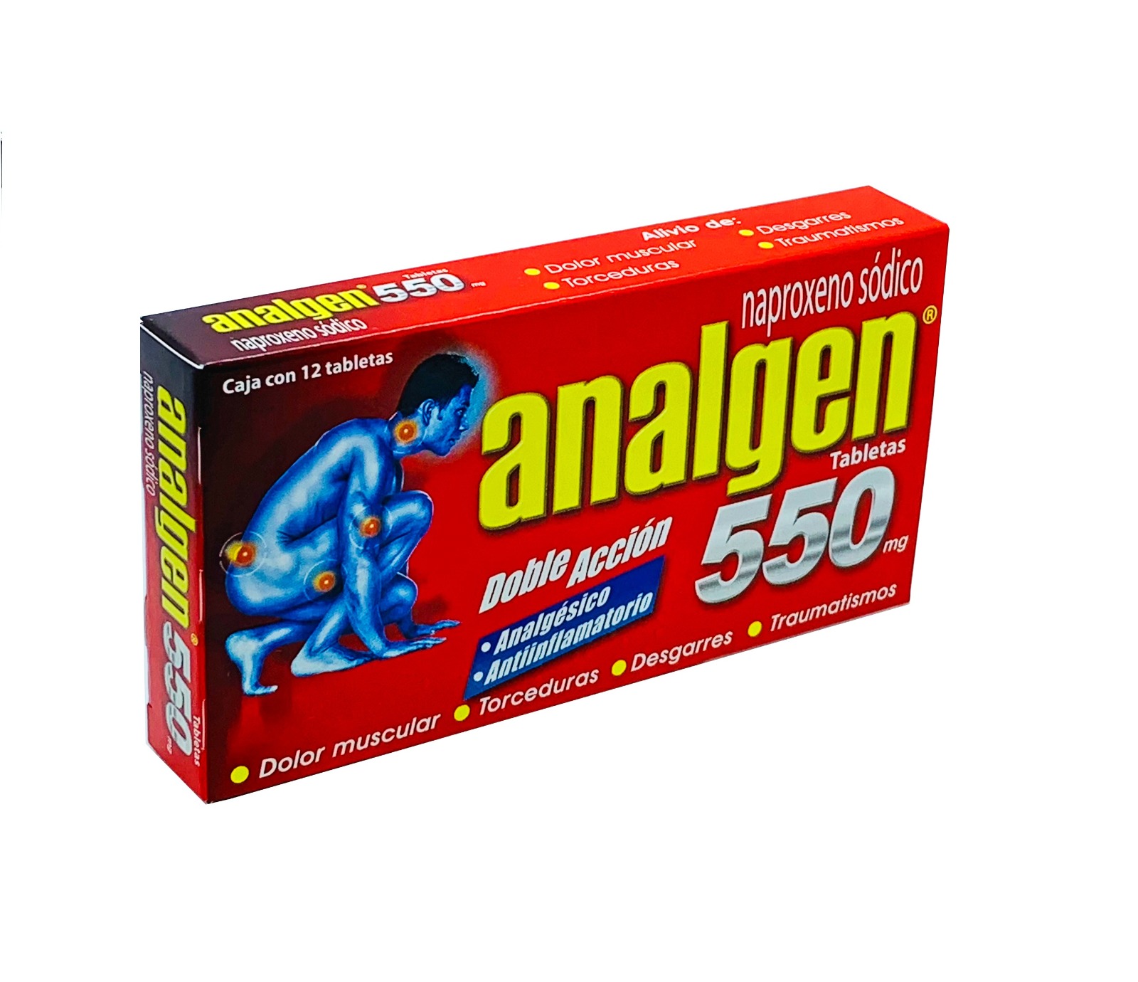 ANALGEN 550 MG.C/12 TAB
