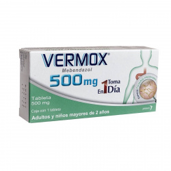 VERMOX 1 TAB 500MG