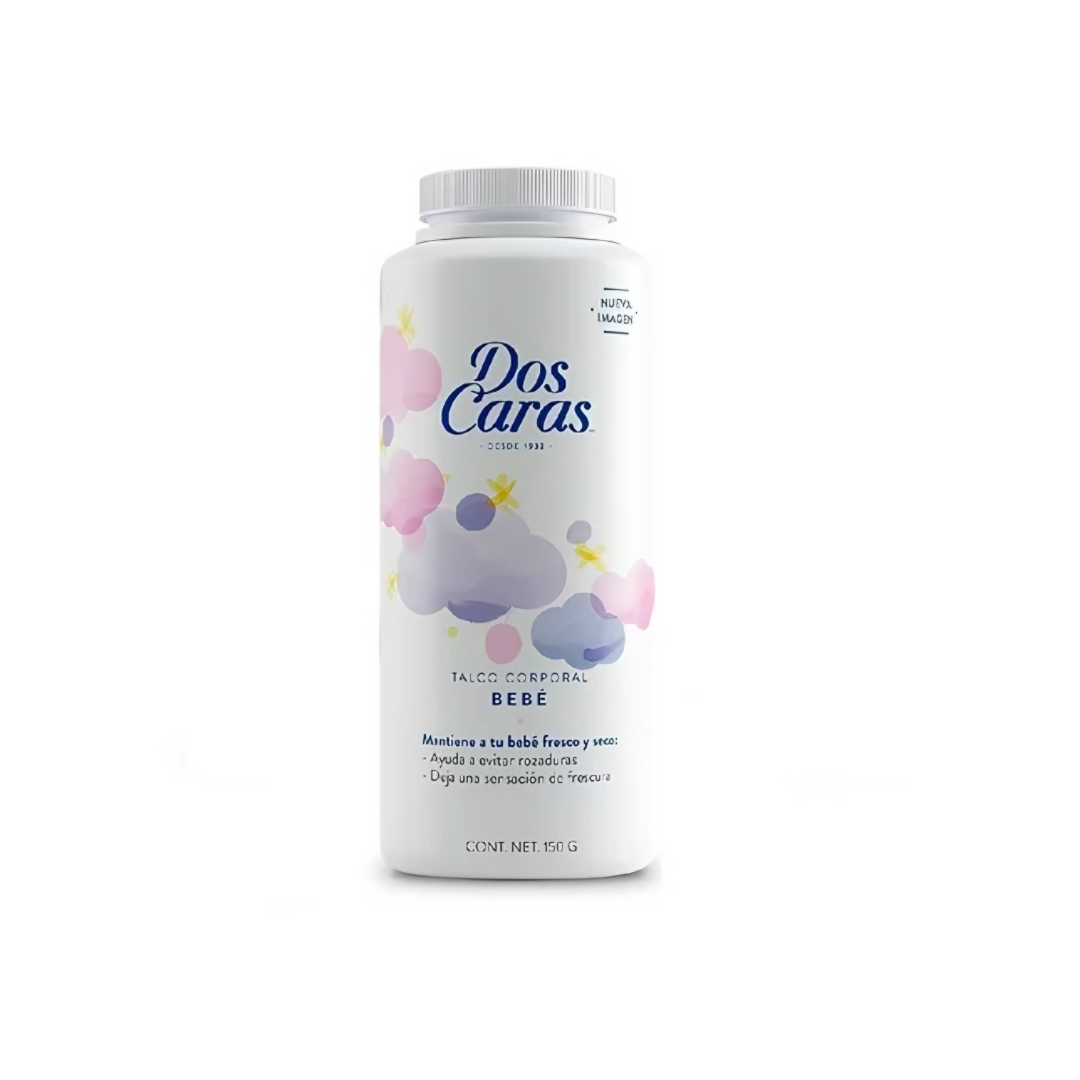 TALCO 2 CARAS BEBE BOT 150 G