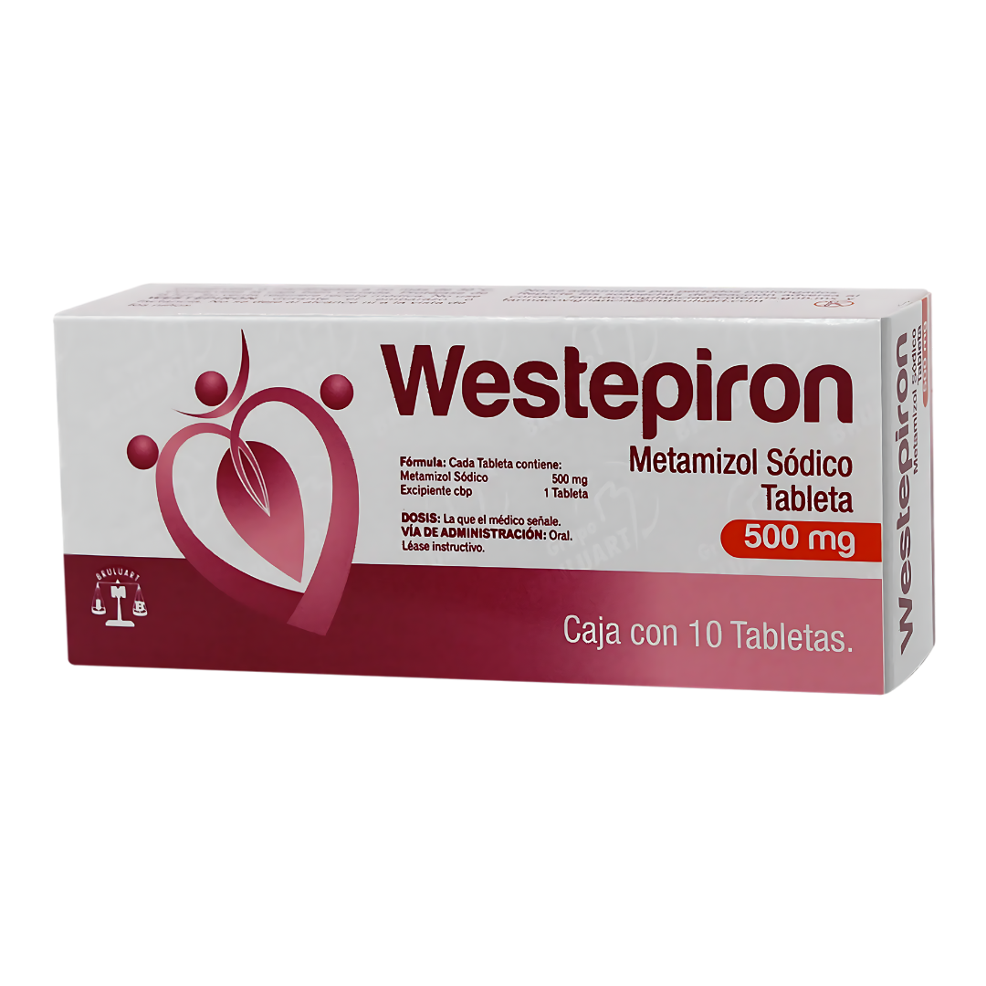 WESTEPIRON METAMIZOL SÓDICO 500MG 10 TAB