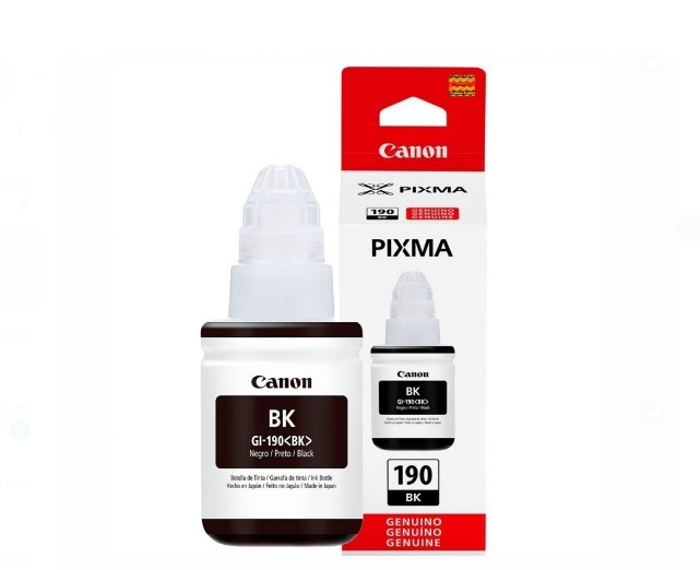 BOTELLA TINTA CANON GI-190 BK PARA PIXMA G110 0 G2100