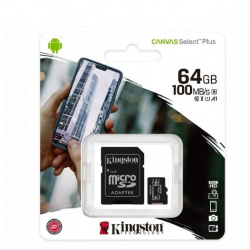 MEMORIA MICRO SDXC 100R A1 CL10 KINGSTON 64 GB (SDCS2/64GB).