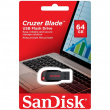 MEMORIA USB 2.0 SANDISK CRUZER BLADE 64GB NEGRO (SDCZ50-064G-B35)