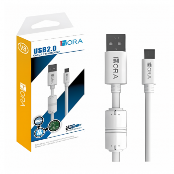 CABLE V8-USB MICRO USB REFORZADO 1.5 1HORA