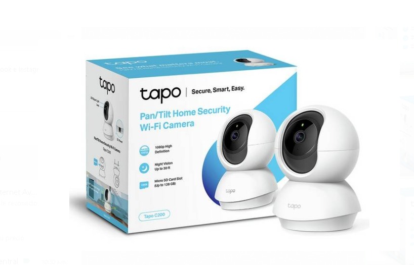 CÁMARA IP WI-FI PARA HOGAR, 2 MEGAPIXEL, AUDIO DOBLE VÍA, VISIÓN NOCTURNA