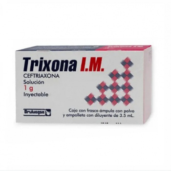 TRIXONA SOL. INYECTABLE 1GR