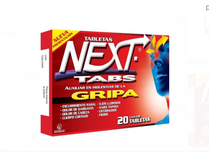 NEXT 500 MG 20 TAB