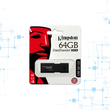 MEMORIA USB 3.2 KINGSTON 64 GB (DT100G3/64GB)