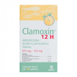 CLAMOXIN 875/125MG 10 TAB