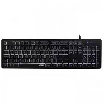 TECLADO MULTIMEDIA PERFECT CHOICE - USB, NEGRO, ALÁMBRICO