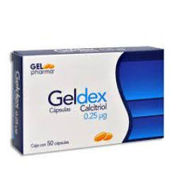GELDEX 0.25 MCG C/50 CAP