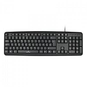 KIT TECLADO  PERFECT CHOICE PC-201076- USB, NEGRO, ALÁMBRICO