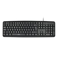 KIT TECLADO  PERFECT CHOICE PC-201076- USB, NEGRO, ALÁMBRICO