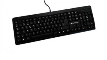 TECLADO ALAMBRICO TECHZONE CON CONEXIÓN USB.