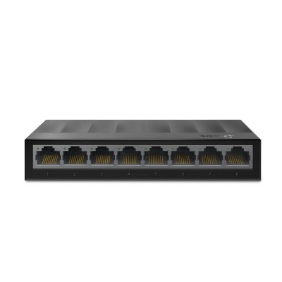 SWITCH NO ADMINISTRABLE 8 PUERTOS TP-LINK LS1008G - NEGRO, 3.9 W