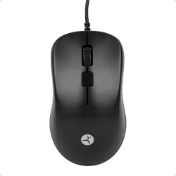 MOUSE ALÁMBRICO TZACMOA01 TECHZONE 1200DPI, COLOR NEGRO, 1.35M DE LONGITUD DE CA