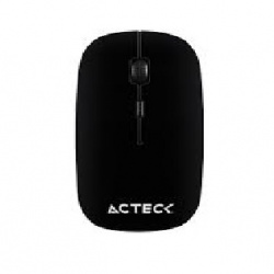 MOUSE ACTECK INALÁMBRICO 2.4 GHZ 1600 DPI 3 LVLS WINDOWS-LINUX-MAC OS SLIM NEGRO