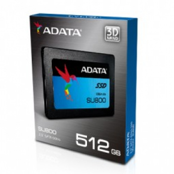 SSD ADATA SU800, 512 GB, SERIAL ATA III, 560 MB/S, 520 MB/S, 6 GBIT/S