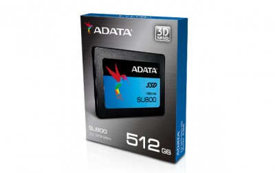 SSD ADATA SU800, 512 GB, SERIAL ATA III, 560 MB/S, 520 MB/S, 6 GBIT/S