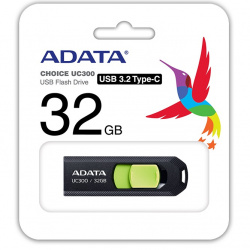 MEMORIA USB 3.2 GEN 1 TIPO C 32GB UC300, CONECTOR DESLIZABLE SIN TAPA. PLASTICO,