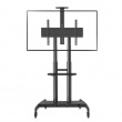 SOPORTE DE PANTALLA CON RUEDAS / COMPATIBLE CON MONITORES DE 43"A 90" / BASE PAR