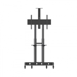 SOPORTE DE PANTALLA CON RUEDAS / COMPATIBLE CON MONITORES DE 43"A 90" / BASE PAR