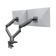 MONTAJE DE ESCRITORIO ARTICULADO PARA 2 MONITORES DE 22"-32" / SOPORTA HASTA 15