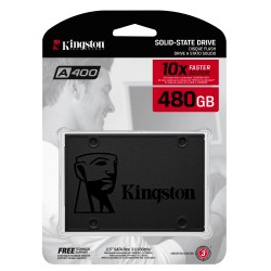 SSD KINGSTON A400 480GB SATA3 2.5 R. 500MB/S W.450MB/S(SA400S37/480G)