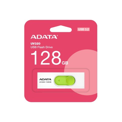 MEMORIA USB ADATA DE 128GB UV320 3.2 (RETRO COMPATIBLE CON 3.0 Y 2.0), DISEÑO DE
