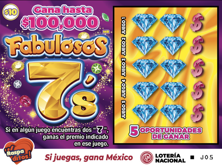 RASPADITO FABULOSOS 7´S