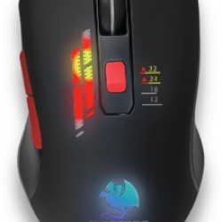 MOUSE GAMING NGM-HYDRA OPTICO RGB 6 BOTONES HASTA 3200 DPI USB 2.0 NEGRO(NGM-HY