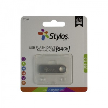 MEMORIA USB 2.0 STYLOS USB 64GB (ST100)