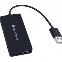 HUB USB 4 PTOS MANHATTAN  NEGRO 162272.