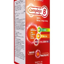 COMPLEJO B 30 TAB 100/5/.05 MG
